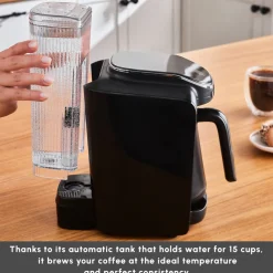 Karaca Hatır Aqua Turkish Coffee Maker, 735W, Black