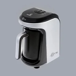 Karaca Hatır Hüps Turkish Coffee Maker and Milk Steamer, 535W, Silver