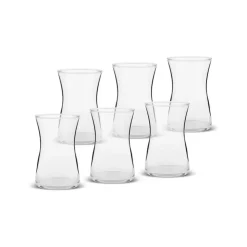 Karaca Heybeli 6-Piece Tea Glass Set for 6 People, 170ml