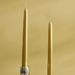 Karaca Home Andy 2-Piece Candle, 24cm, Gold
