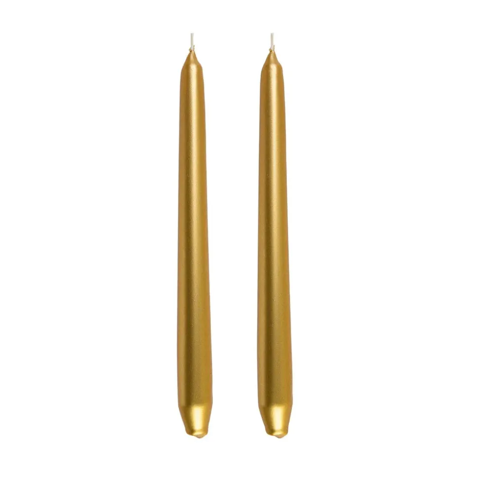 Karaca Home Andy 2-Piece Candle, 24cm, Gold