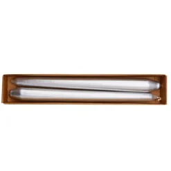 Karaca Home Andy 2-Piece Candle, 24cm, Silver