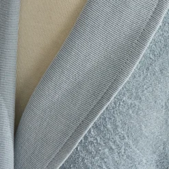 Karaca Home Andy 2-Piece 100% Turkish Cotton Bathrobe Set, L/XL, Blue