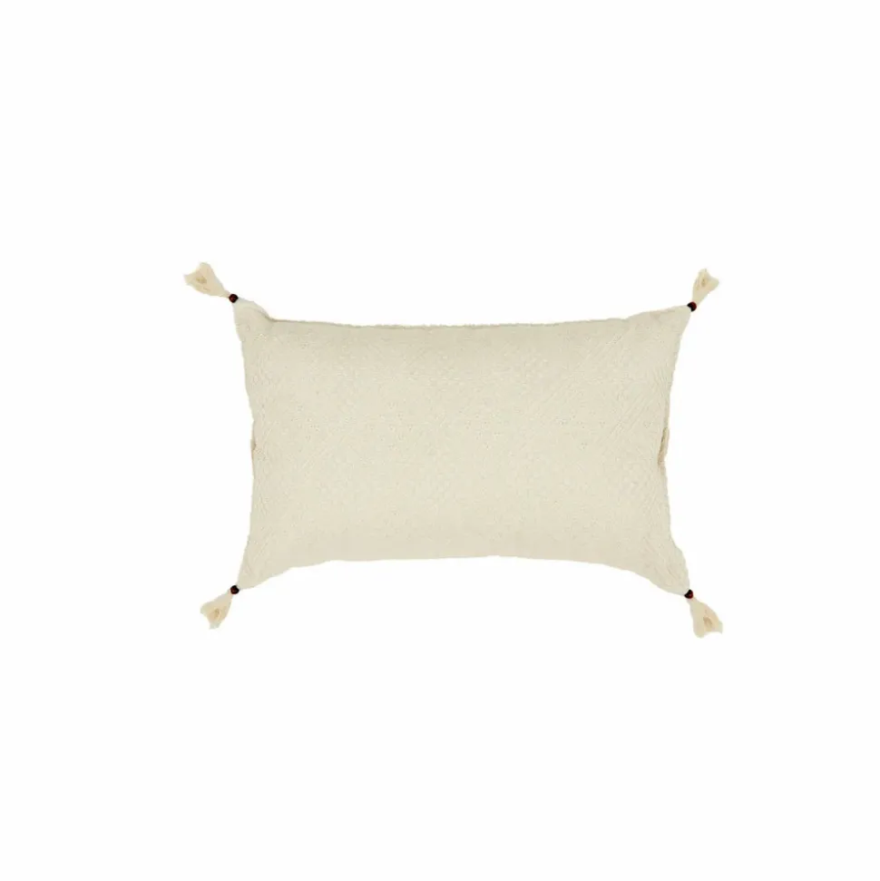 Karaca Home Arven Filled Cushion 35cmx55cm, Ecru