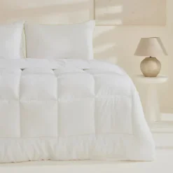 Karaca Home Basic Microfiber Duvet Cover, 155x220cm, Offwhite