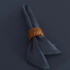 Karaca Home Belle 2-Piece Fabric Napkin, 40x40cm, Indigo