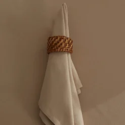 Karaca Home Belle 2-Piece Fabric Napkin, 40x40cm, Beige