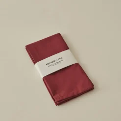 Karaca Home Belle 2-Piece Fabric Napkin, 40x40cm, Burgundy