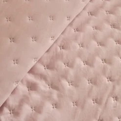 Karaca Home Breezy Bedspread, Double, Powder Pink