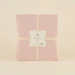 Karaca Home Breezy Bedspread, Double, Powder Pink
