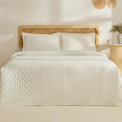 Karaca Home Breezy Bedspread, Double, Ecru