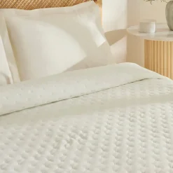 Karaca Home Breezy Bedspread, Double, Ecru