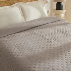 Karaca Home Breezy Bedspread, Double, Grey