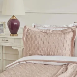 Karaca Home Bride Coll Bianca Bedding Set, Double, Powder