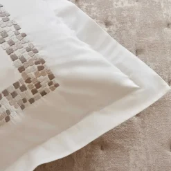 Karaca Home Bride Coll Bianca Bedding Set, Double, Stone