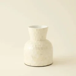 Karaca Home Carrie Vase, 18cm, White