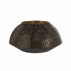 Karaca Home Casablanca Decorative Lantern, 20cmx10cm, Black Gold