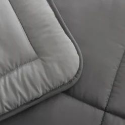 Karaca Home Double Face Duvet Cover, 135x200cm, Anthratice-Grey