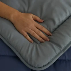 Karaca Home Double Face Duvet Cover, 155x220cm, Blue-Mint