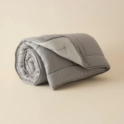 Karaca Home Double Face Duvet Cover, 155x220cm, Anthratice-Grey
