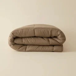 Karaca Home Double Face Duvet Cover, 200x200cm, Beige-Mocha