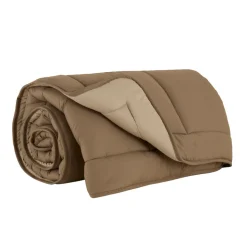 Karaca Home Double Face Duvet Cover, 200x200cm, Beige-Mocha