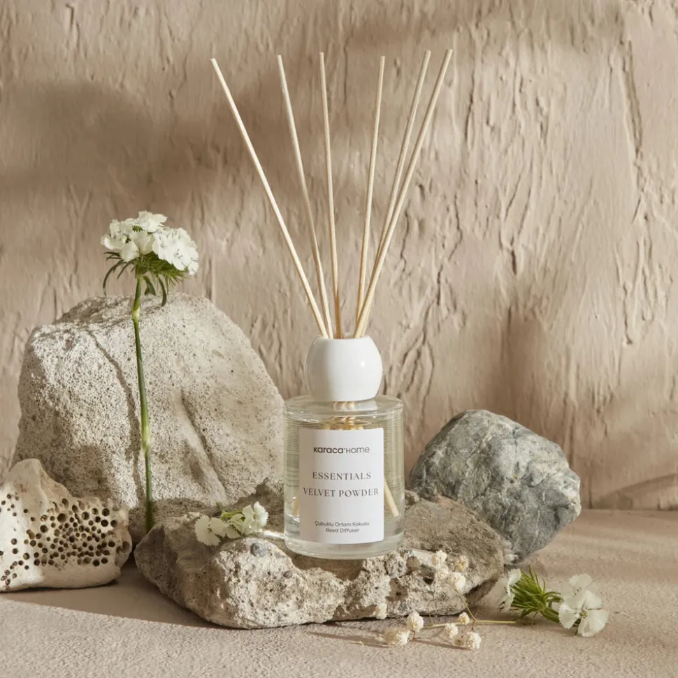 Karaca Home Essentials Velvet Powder Reed Diffuser, 100ml, Powder