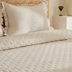 Karaca Home Fiona Bedspread Set, Double, Beige