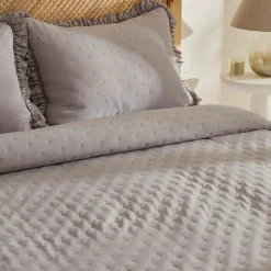 Karaca Home Fiona Bedspread Set, Double, Grey