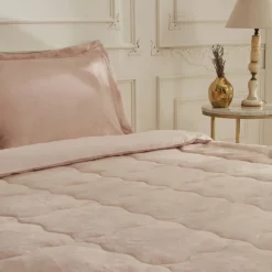 Karaca Home Flufy Comfort Bedding Set, Double, Powder
