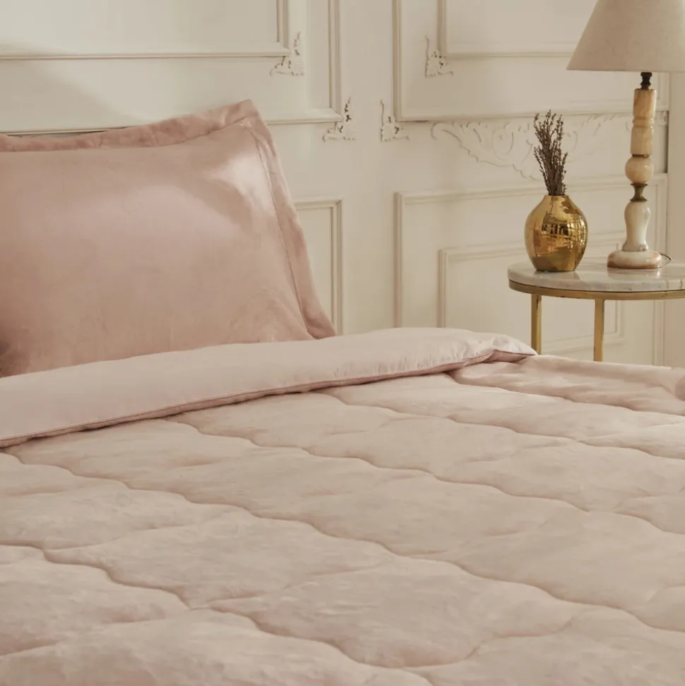 Karaca Home Flufy Comfort Bedding Set, Double, Powder