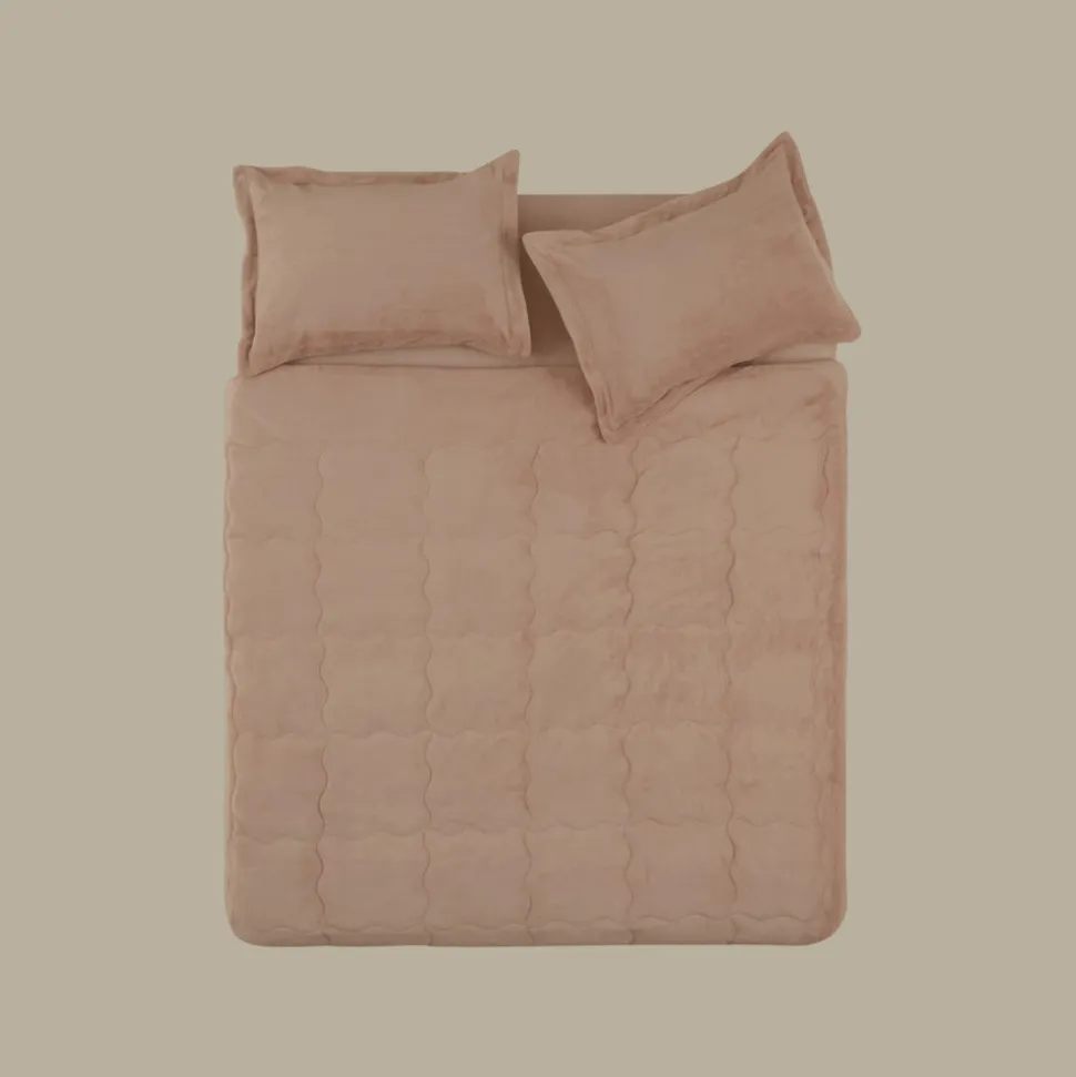 Karaca Home Flufy Comfort Bedding Set, Double, Powder