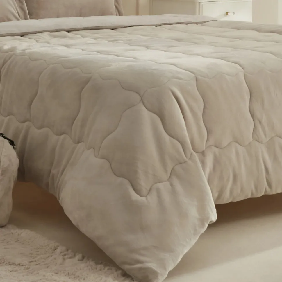 Karaca Home Flufy Comfort Bedding Set, Single, Beige