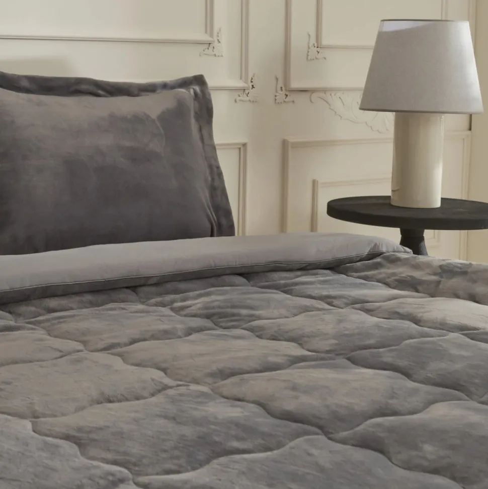 Karaca Home Flufy Comfort Bedding Set, Single, Anthracite