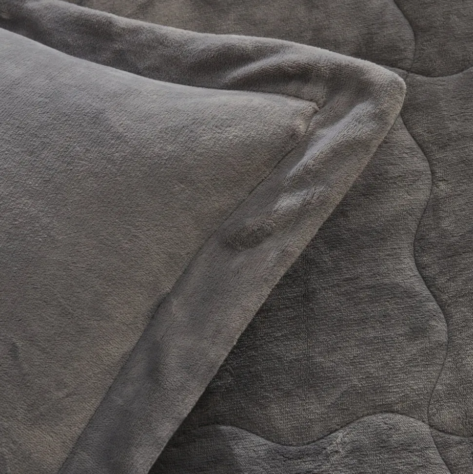 Karaca Home Flufy Comfort Bedding Set, Single, Anthracite