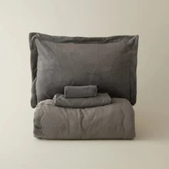 Karaca Home Flufy Comfort Bedding Set, Double, Anthracite
