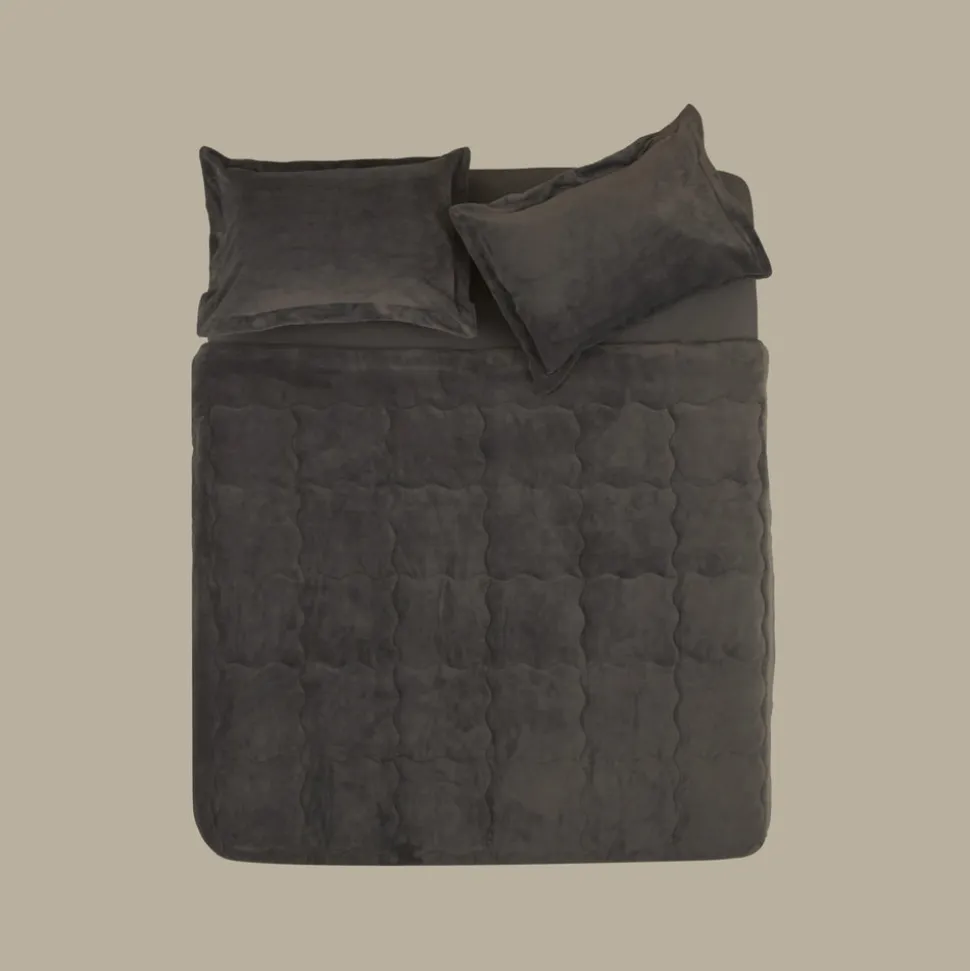 Karaca Home Flufy Comfort Bedding Set, Double, Anthracite
