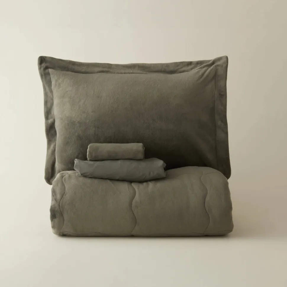 Karaca Home Flufy Comfort Bedding Set, Double, Khaki