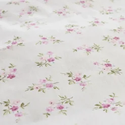 Karaca Home Glen 100% Turkish Cotton Duvet Cover Set, Double, Pink