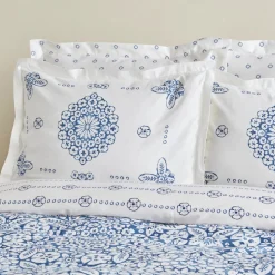 Karaca Home Ida 100% Turkish Cotton Duvet Cover Set, Double, Fuchsia