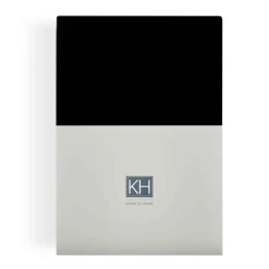 Karaca Home Jersey 100% Turkish Cotton Fitted Sheet, Super King, Anthracite