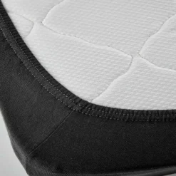 Karaca Home Jersey 100% Turkish Cotton Fitted Sheet, Super King, Anthracite