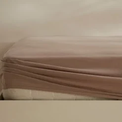 Karaca Home Jersey 100% Turkish Cotton Fitted Sheet, 160x200+30cm, Beige