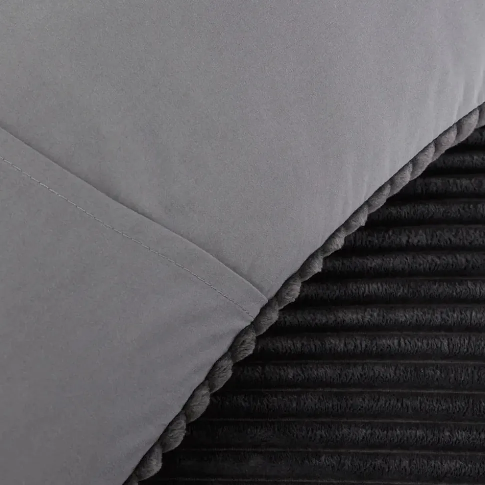 Karaca Home Joena Soft Bedspread Set, Double, Black