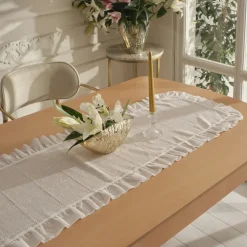 Karaca Home Lalisa Care-Free Runner, 45X150cm, White