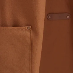 Karaca Home Lisa Gabardin Kitchen Apron, 75x56cm, Terra Cotta