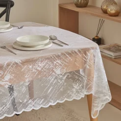 Karaca Home Luana Tablecloth, 145x220cm, White