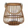 Karaca Home Melanie Bamboo Decorative Lattern, 23cm, Brown