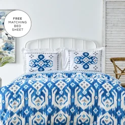Karaca Home Neos 100% Turkish Cotton Duvet Cover Set with Bed Sheet, Double, Multi