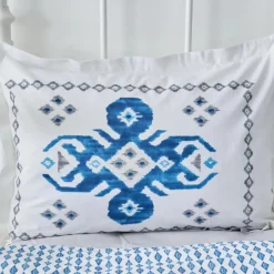 Karaca Home Neos 100% Turkish Cotton Duvet Cover Set with Bed Sheet, Double, Multi